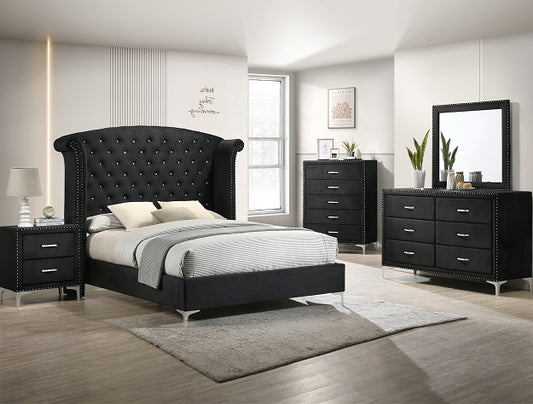 Lucinda Black- 5pc Bedroom Set