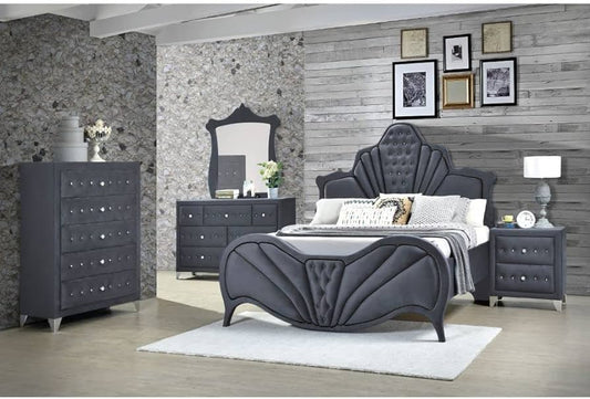 Dante Grey 5pc Bedroom Set