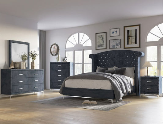 Lucinda Gray - 5pc Bedroom Set